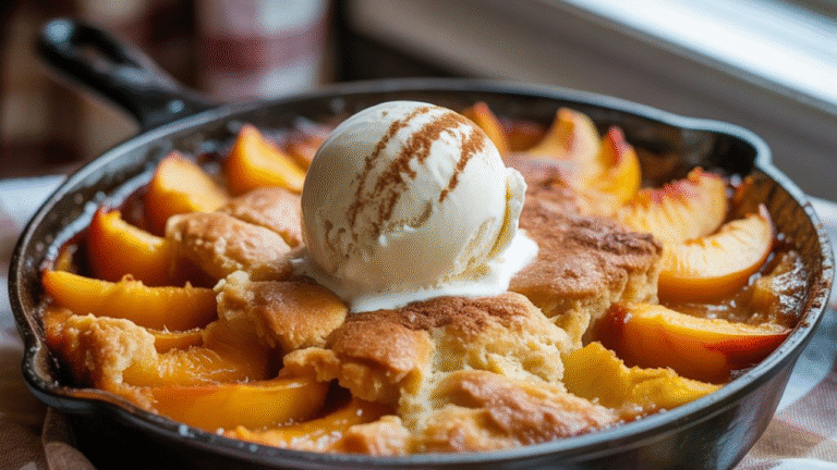 Simple Delight – Peach Cobbler You’ll Love