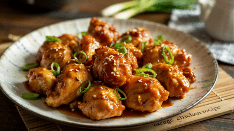 Easy Orange Chicken Recipe – recipesultra