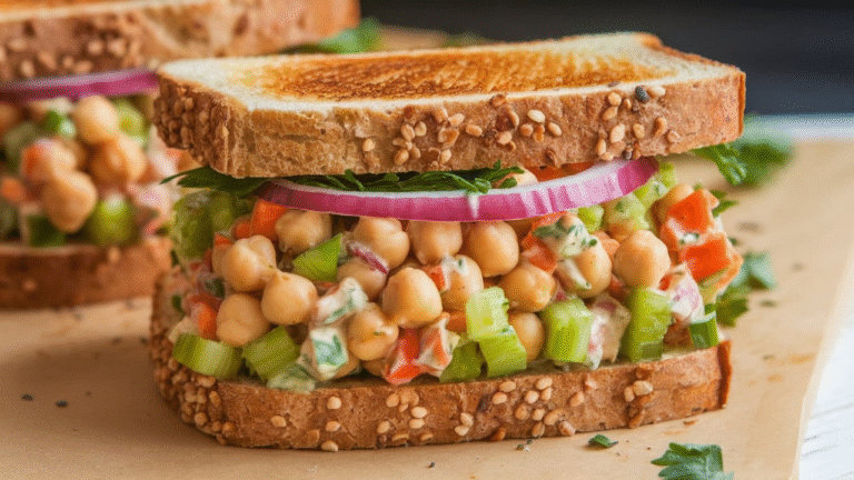 Perfect Chickpea Salad Sandwiches – Easy to Make in 12 Minutes