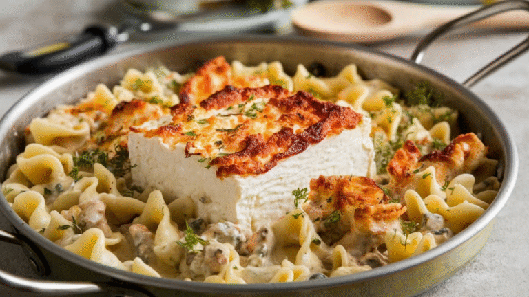 TikTok-Famous Baked Feta Pasta – Cheesy, and Ready in Minutes! Try It Now!