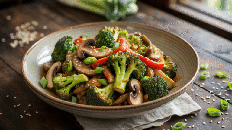 Top Vegan Broccoli and Mushroom Stir Fry – You’ll Love it Yummy! (25 mins)