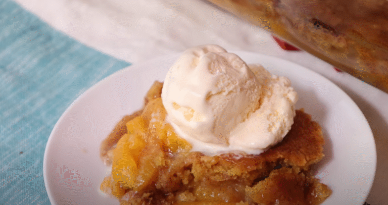 4-Ingredient Baked Peaches Recipe