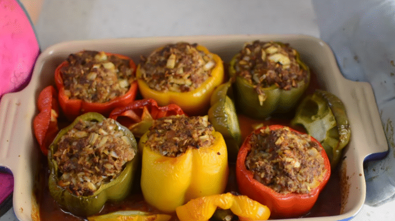 Stuffed Peppers with Rice and Beef – The Ultimate Comfort Dish