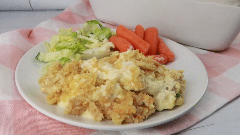 Chicken Casserole with Ritz Crackers – The Comfort Food You’ll Keep Making Again