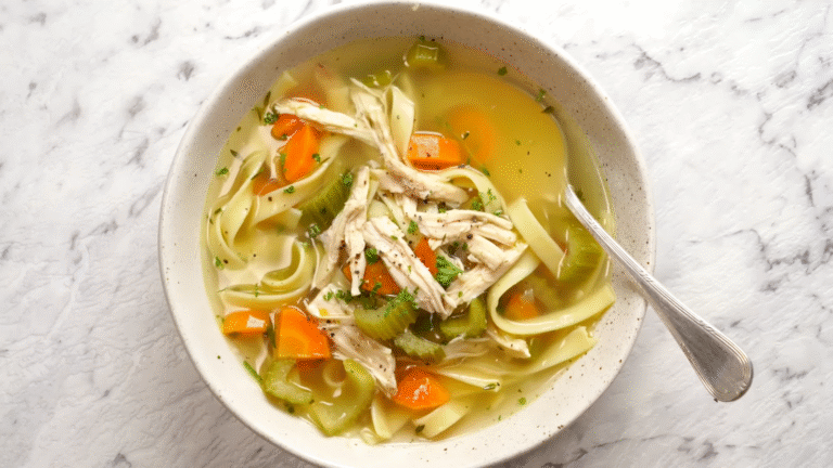 Homemade Chicken Noodle Soup – The Cozy Bowl You’ll Crave All Year