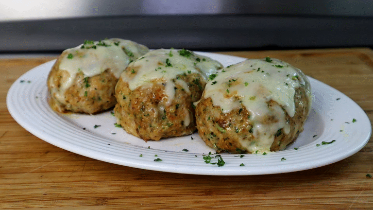 Melt-in-Your-Mouth garlic parmesan chicken meatloaf