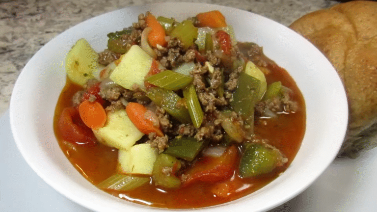 Cozy Comfort in a Bowl – The Best Hamburger Soup You’ll Ever Make