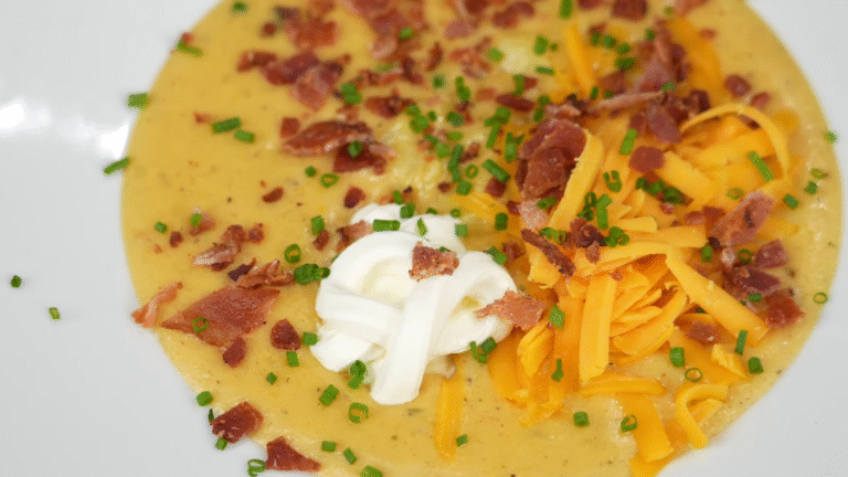 Creamy Loaded Baked Potato Soup – The Cozy Comfort You’ll Crave Every Time