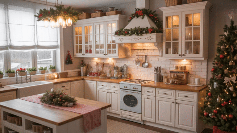21 Cozy & Magical Christmas Kitchen Decor Ideas You’ll Fall in Love With