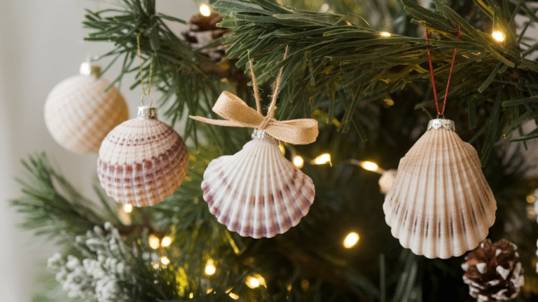 19 Seashell Christmas Ornament Ideas