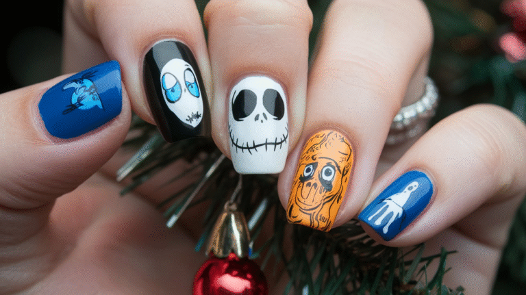 30 Nightmare Before Christmas Nails You’ll Fall in Love With
