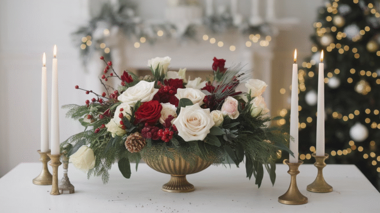 23 Gorgeous Christmas Flower Arrangement Ideas You’ll Fall in Love With