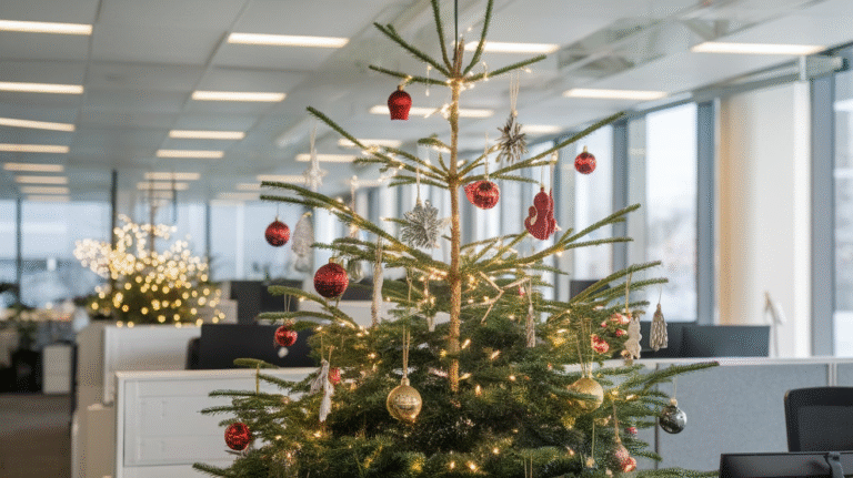 21 Office Christmas Decoration Ideas That’ll Instantly Spark Holiday Joy at Work