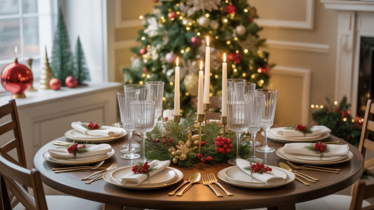 20 Magical Christmas Dinner Table Setting Ideas That’ll Wow Everyone