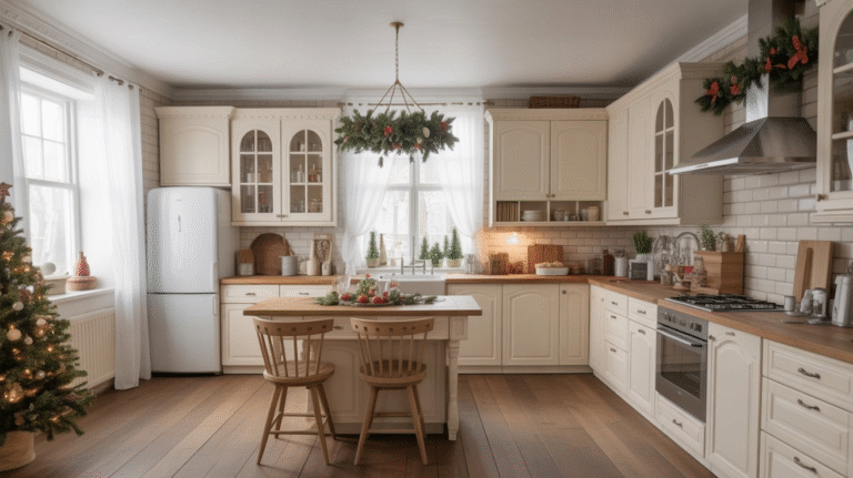 19 Christmas Kitchen Ideas That’ll Make Your Home Feel Like a Cozy Winter Wonderland
