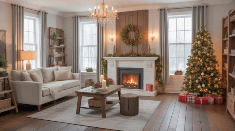 24 Farmhouse Christmas Decor Ideas That’ll Make Your Home Feel Like a Cozy Winter Dream
